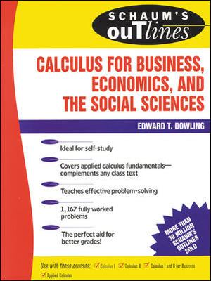 Schaum's Outline of Calculus for Business, Economics, and the Social Sciences