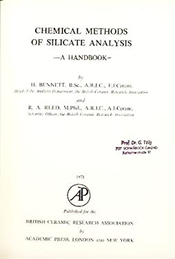 Chemical Methods of Silicate Analysis : A Handbook