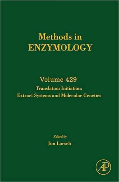 Translation Initiation: Extract Systems and Molecular Genetics Vol. 429