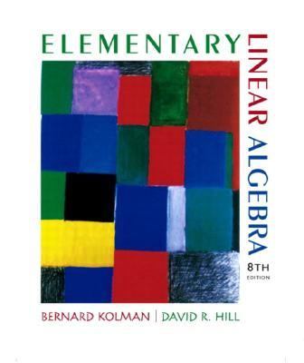 Elementary Linear Algebra with Applications