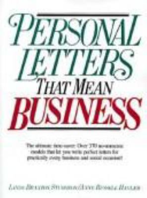 Personal Letters That Mean Business