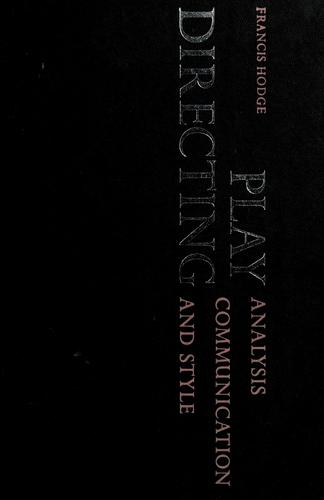 Play Direction : Analysis, Communication and Style