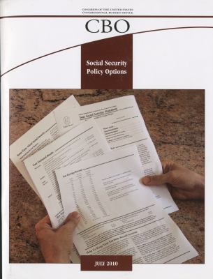 Congressional Budget Office: All Priced Publications : Social Security Policy Options
