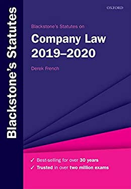 Blackstone's Statutes on Company Law 2019-2020