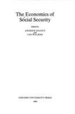 Economics of Social Security