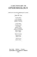 A Dictionary of Epidemiology