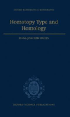 Homotopy Type and Homology