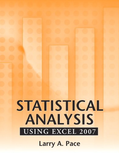 Statistical Analysis Using Excel 2007