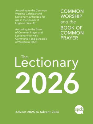 Common Worship Lectionary 2026 : Church of England Liturgical Calendar with the Book of Common Prayer (Includes Daily Readings and Service Planning Gu