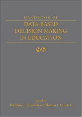 Handbook of Data-Based Decision Making in Education