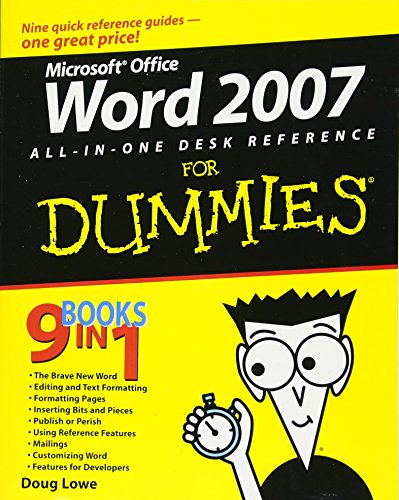 Word 2007 All-in-One Desk Reference for Dummies®