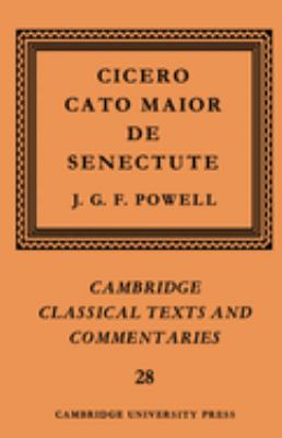Cicero : Cato Maior de Senectute