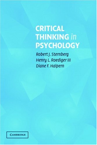 Critical Thinking in Psychology