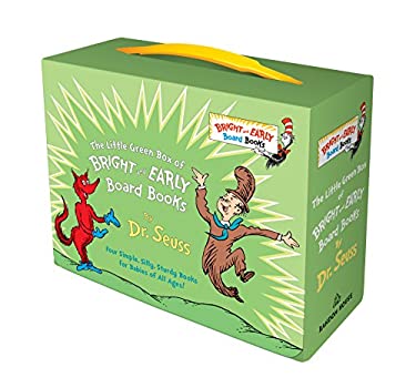 Little Green Boxed Set of Bright and Early Board Books : Fox in Socks; Mr. Brown Can Moo! Can You?; There's a Wocket in My Pocket!; Dr. Seuss's ABC
