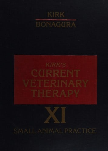 Current Veterinary Therapy XI : Small Animal Practice