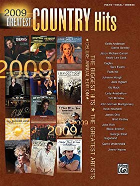 2009 Greatest Country Hits : Piano/Vocal/Chords