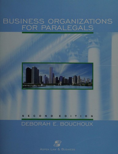 Business Organizations for Paralegals