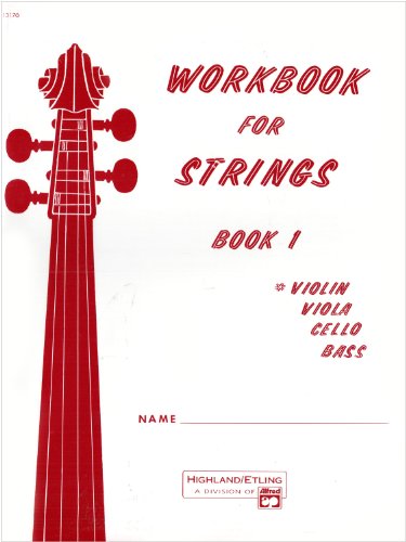 Workbook for Strings, Bk 1 : Violin