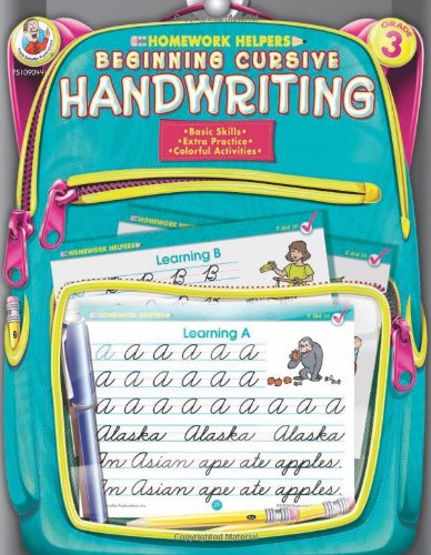 Beginning Cursive Handwriting, Grade 3