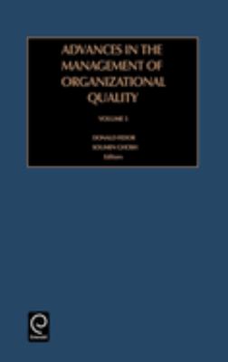 Advances in the Management of Organizational Quality