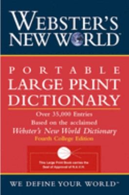 Webster's New World Portable Large Print Dictionary, Second Edition