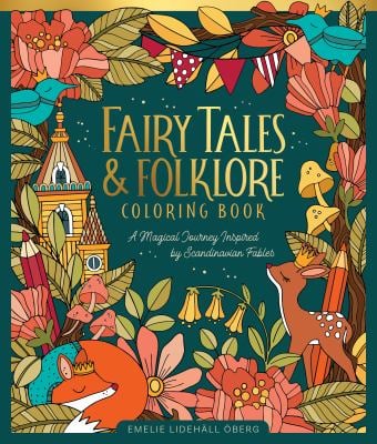Fairy Tales and Folklore Coloring Book : A Magical Journey Inspired by Scandinavian Fables
