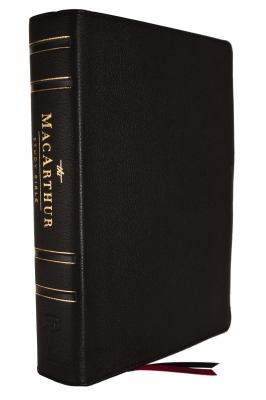 The NKJV, Macarthur Study Bible, 2nd Edition, Comfort Print : Unleashing God's Truth One Verse at a Time [Black]