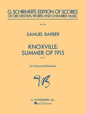 Knoxville: Summer Of 1915 No. 151 : Study Score No. 153