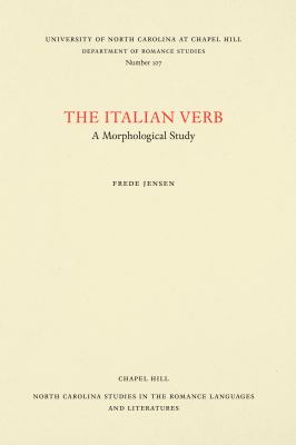 The Italian Verb : A Morphological Study