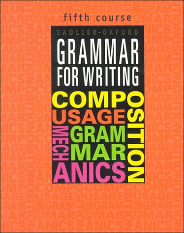Grammar for Writing, Fifth Course