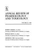 Annual Review of Pharmacology and Toxicology
