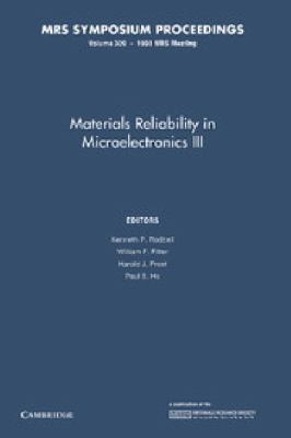 Materials Reliability in Microelectronics III