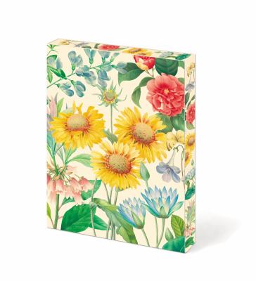 The Botanical Flowers Notebook : Blank Lined Journal