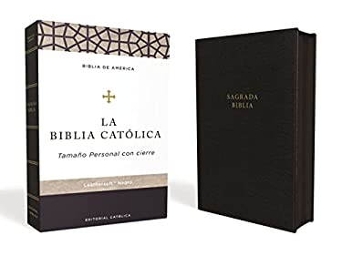La Biblia Católica : Tamaño Personal, Leathersoft, Negra, Con Cierre