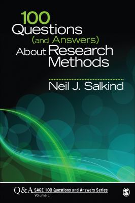 100 Questions (and Answers) about Research Methods