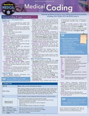 Medical Coding : A QuickStudy Laminated Reference Guide