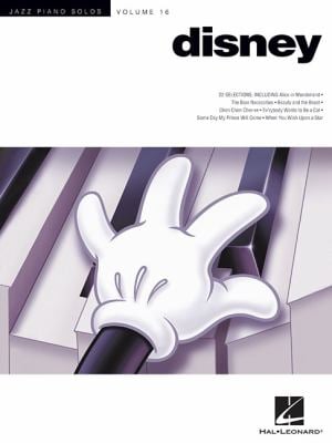 Disney : Jazz Piano Solos Series Volume 16