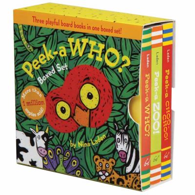 Peek-A Who? Boxed Set : (Children's Animal Books, Board Books for Kids)