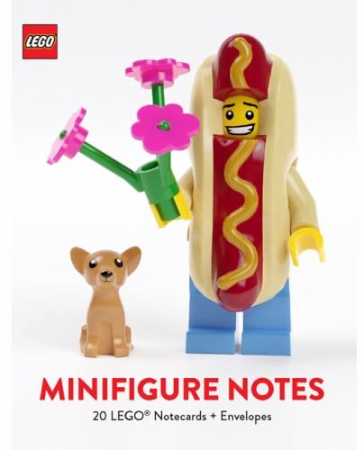 Lego« Minifigure Notes: 20 Notecards and Envelopes