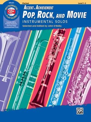 AOA Pop, Rock, and Movie Instrumental Solos : Clarinet, Book and CD