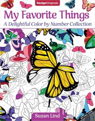 Color by Number the Simple Joys of Life : 30+ Designs Featuring Flowers, Butterflies, Puppies, and More
