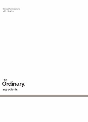 The Ordinary : Ingredients