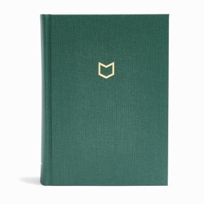 CSB He Reads Truth Bible, Evergreen Cloth over Board, Indexed