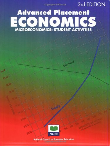 Advanced Placement Economics : Microeconomics, Student Activities
