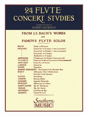 24 Flute Concert Studies : Unaccompanied Flute