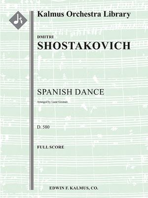 Spanish Dance, D. 580 : Score