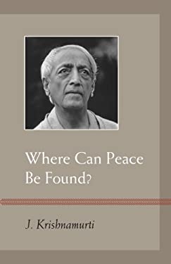 Where Can Peace Be Found?