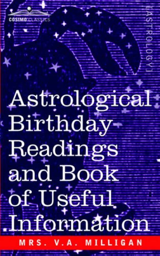Astrological Birthday Readings and, Book