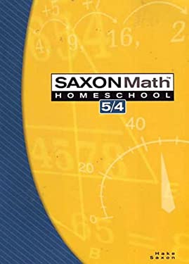Saxon Math 5/4 Homeschool