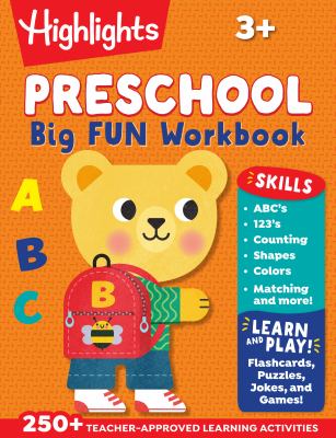 Preschool Big Fun Workbook : 256-Page Preschool Learning Workbook, Practice Math, Writing, Shapes and More with Puzzles and Activities for Preschooler